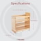 Rev-A-Shelf Maple Wood; Steel, Natural Maple, 11.75 in W, 19.43 in H, 21.63 in D 448-BDDSC-11C - alternate 3